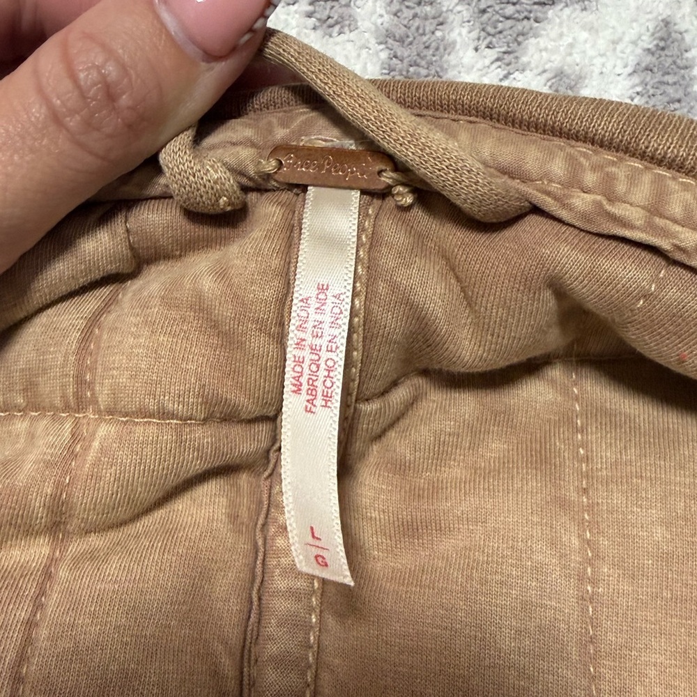 Free People Tan Puffer Jacket - Picture 4 of 5